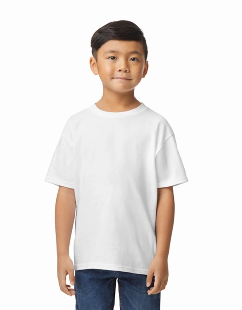 Childrens/Kids Softstyle Plain Midweight T-Shirt