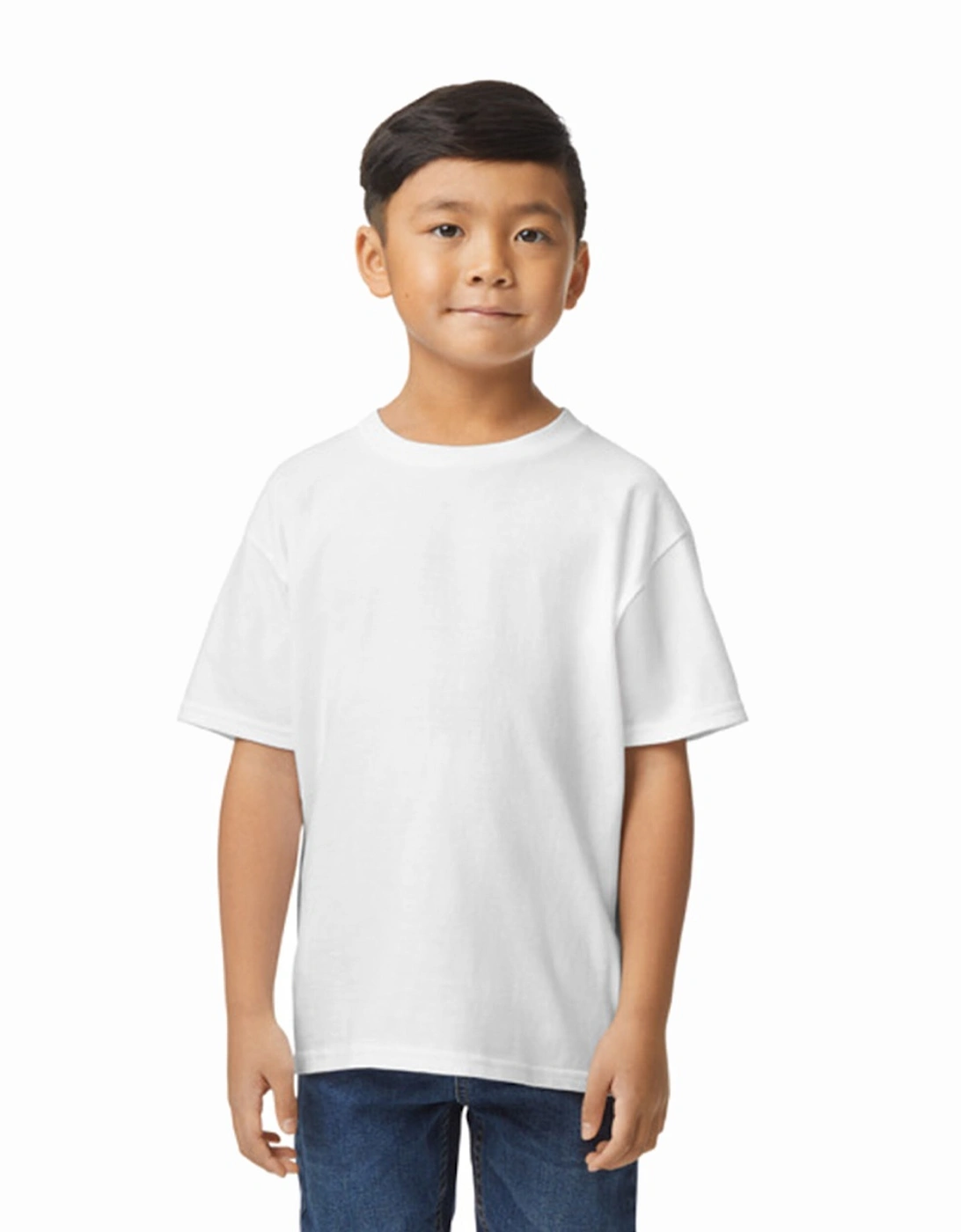Childrens/Kids Softstyle Plain Midweight T-Shirt, 3 of 2