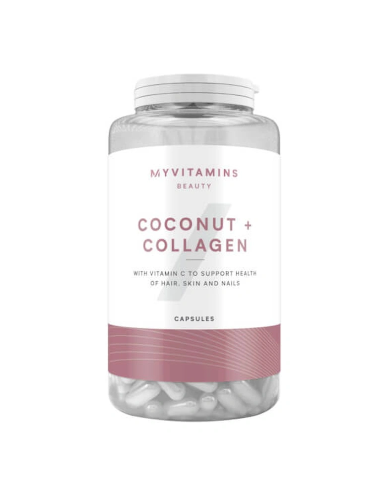 Coconut and Collagen, Unflavoured, 60 Capsules - - Coconut and Collagen, Unflavoured, 60 Capsules - Coconut and Collagen V1, Unflavoured, 180 Capsules