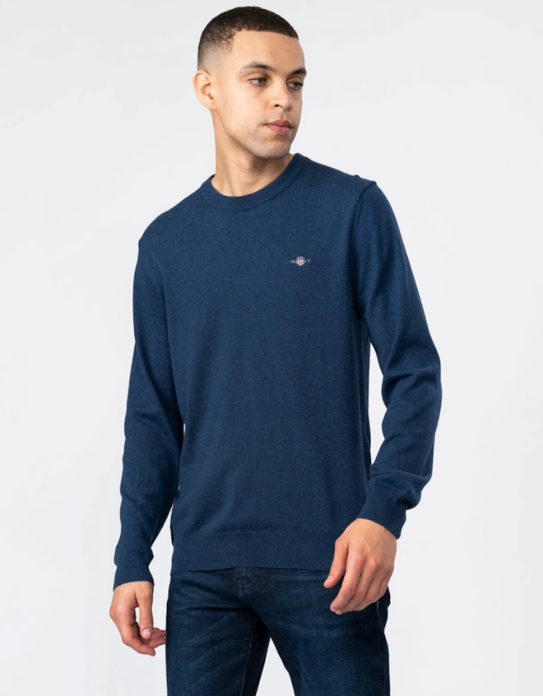 Mens Cotton Wool Crew Neck Jumper