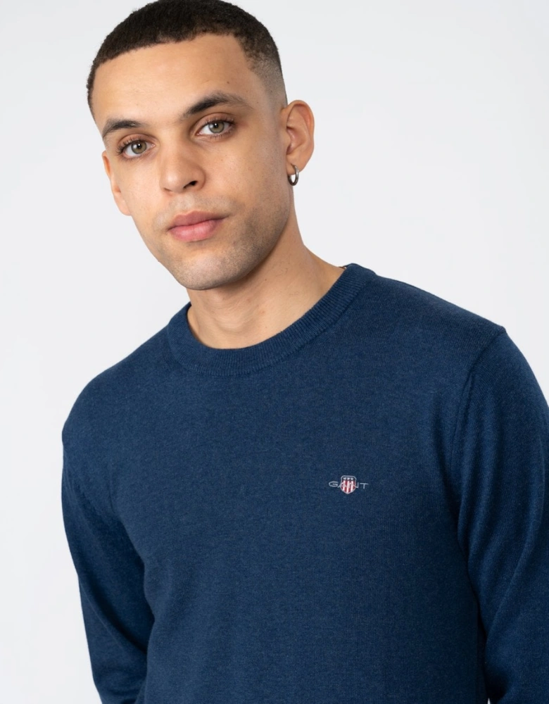 Mens Cotton Wool Crew Neck Jumper