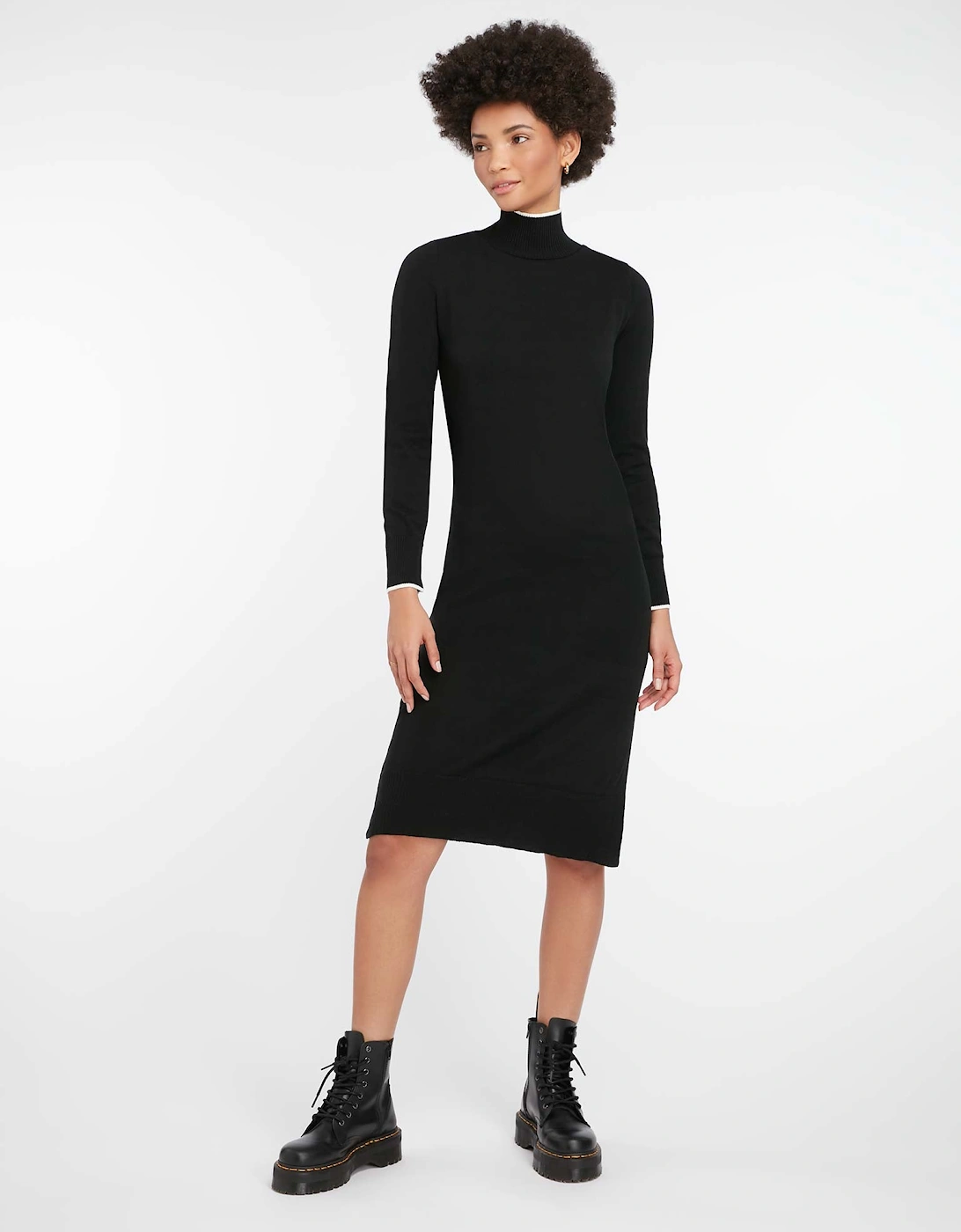 Rothko Sweater Dress in Black, 6 of 5