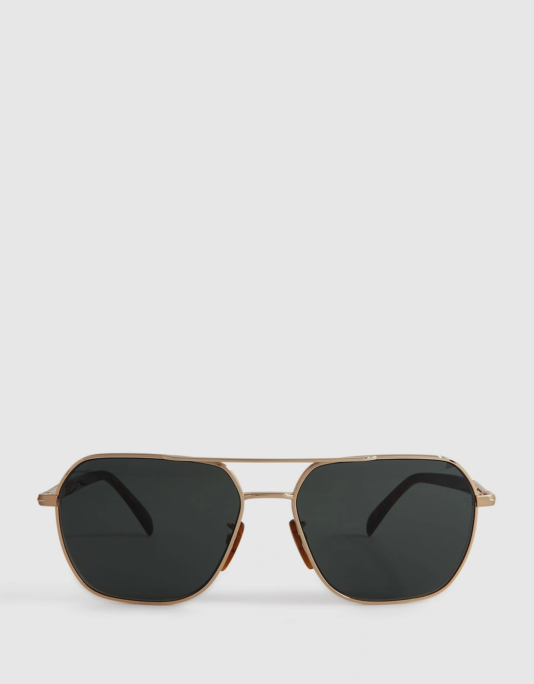 Eyewear by David Beckham Round Mottled Sunglasses, 2 of 1