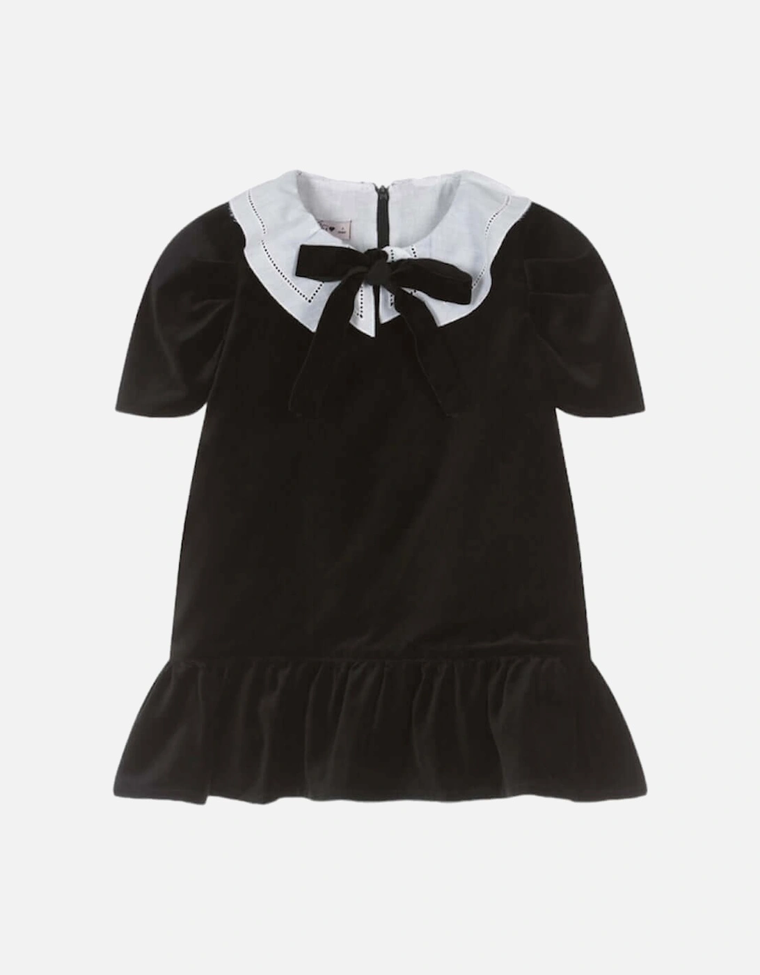 Girls Black Dress With White Collar, 2 of 1