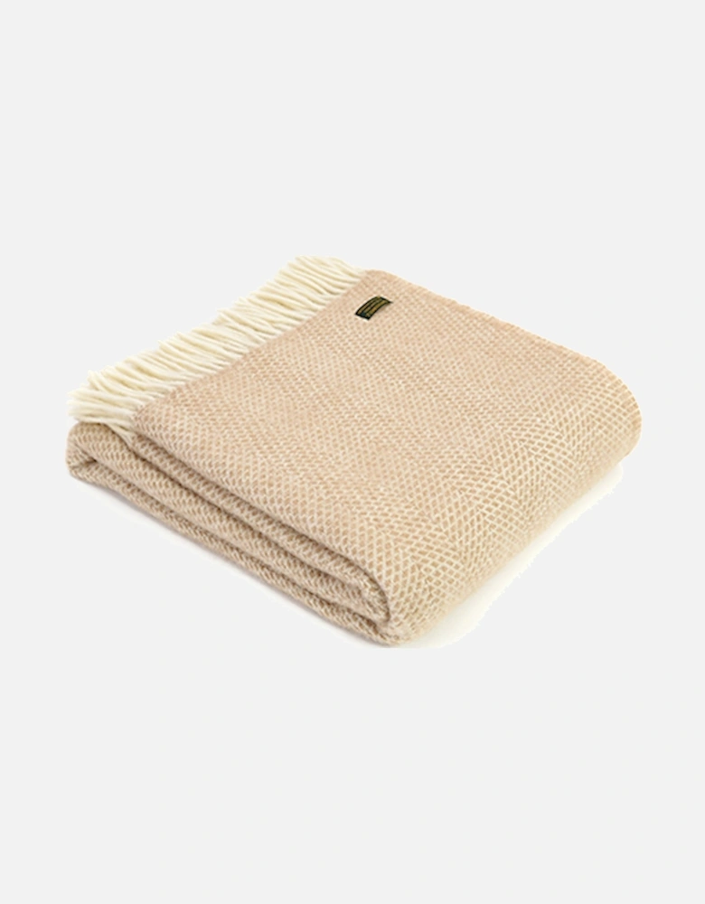 Textiles Beehive Throw Beige