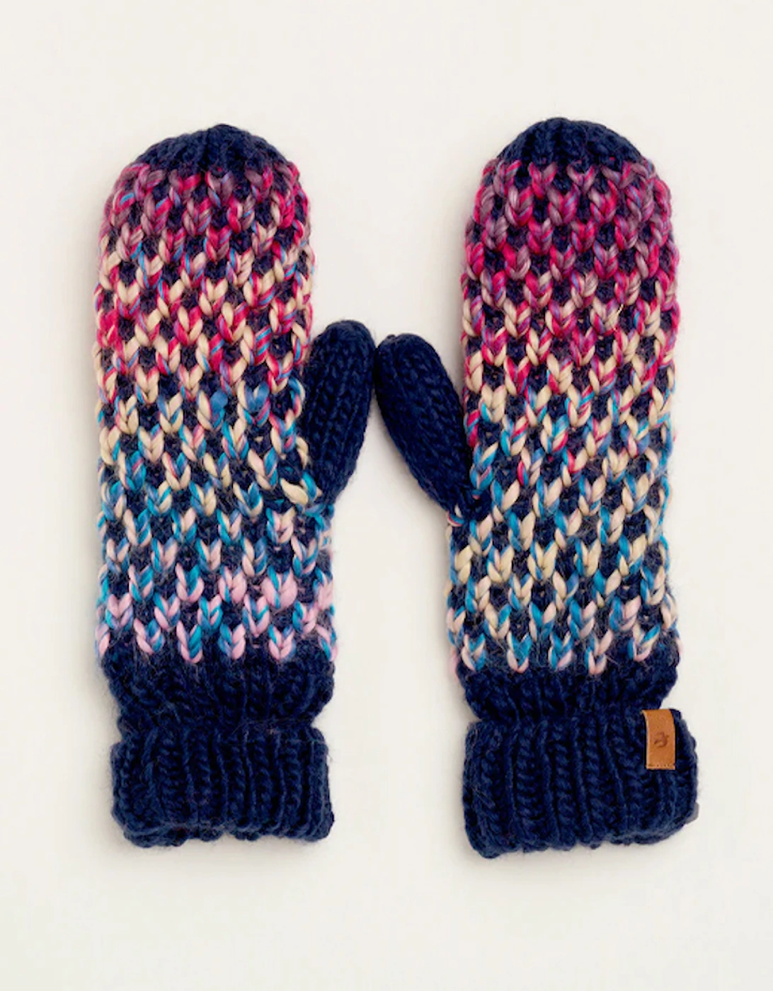 Space Dye Knitted Mitten Multi -One Size