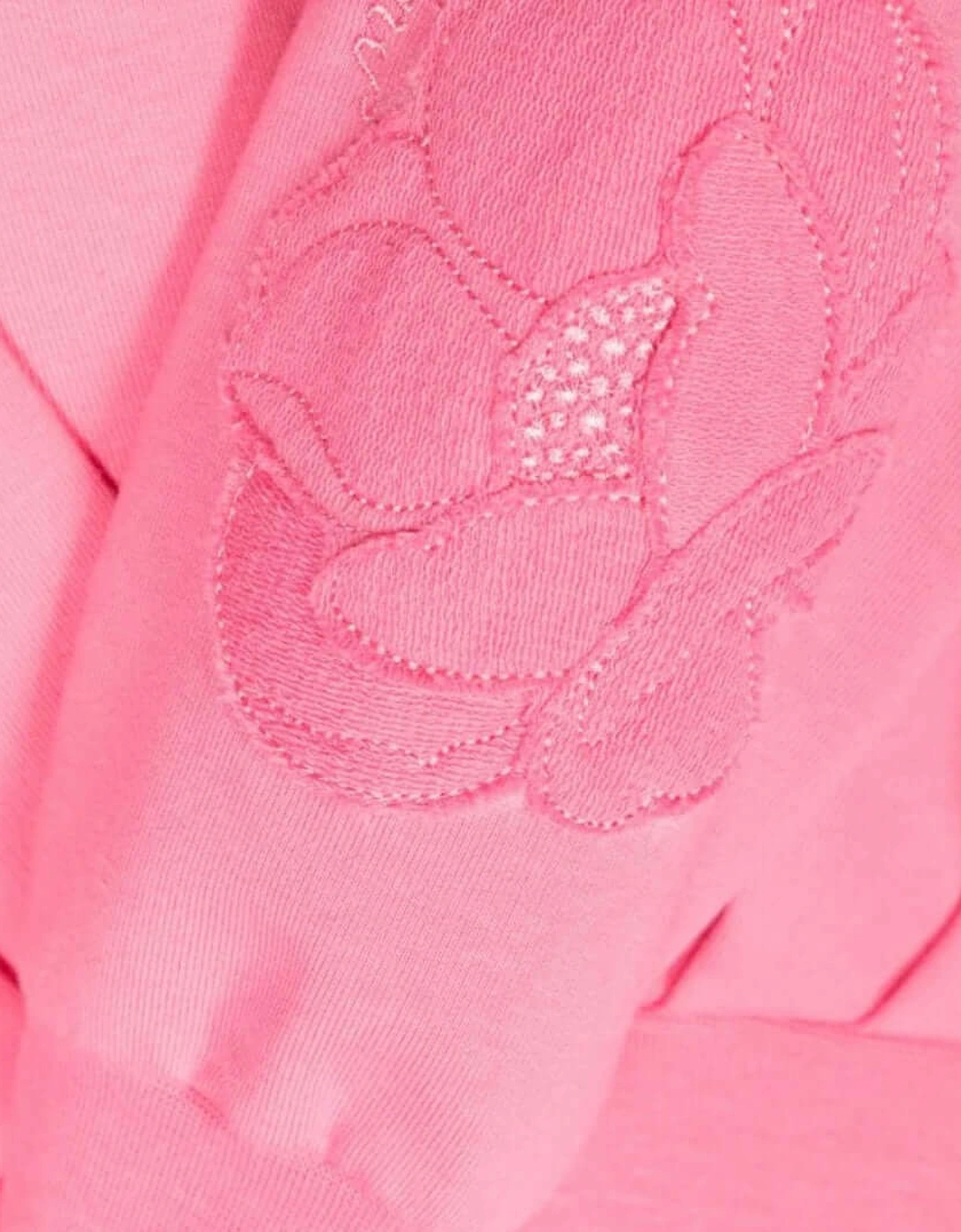 Girls Pink Flower Tracksuit