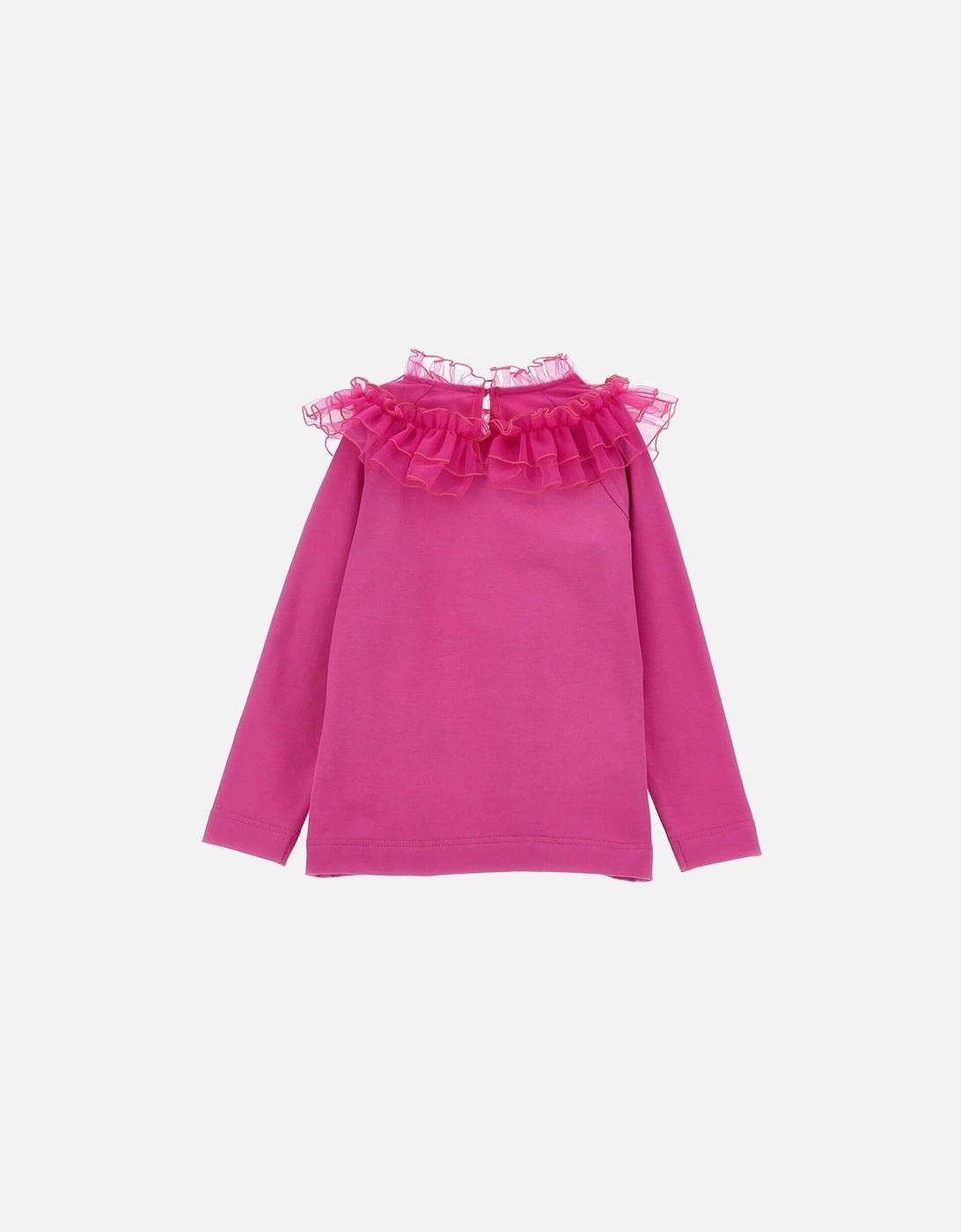 Girls Pink Tulle T-Shirt