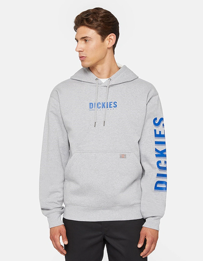 Men's Graphic Pullover Fleece Grey