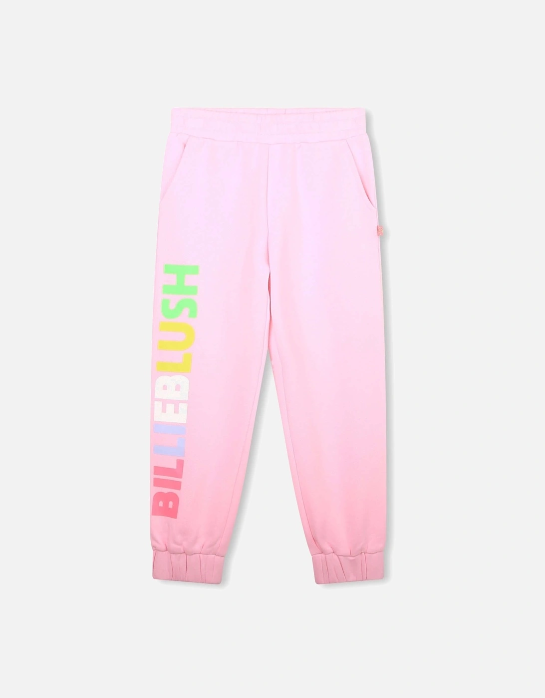 Girls Pink Logo Jogging Bottoms, 4 of 3