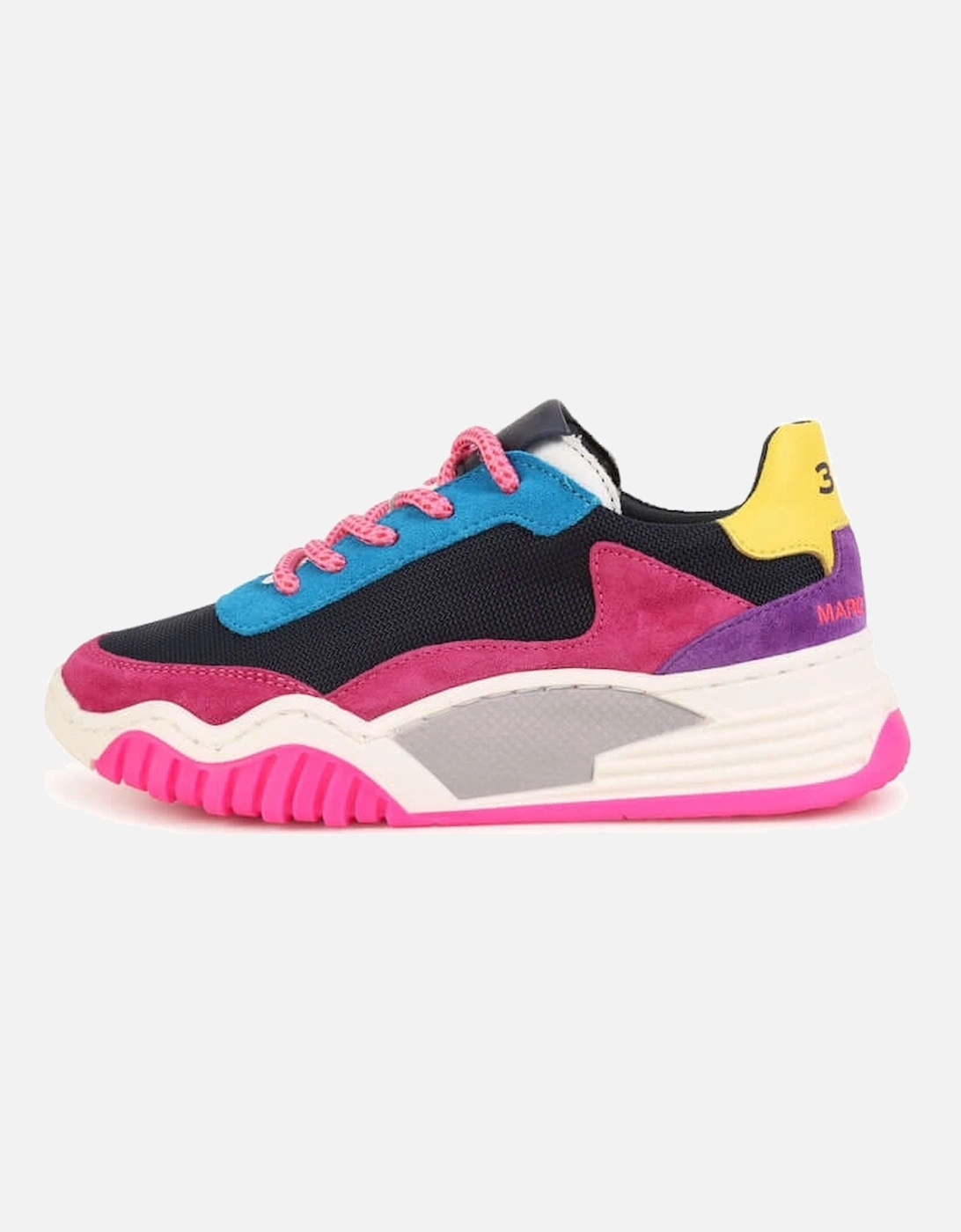 Girls Multicoloured Suede Trainers