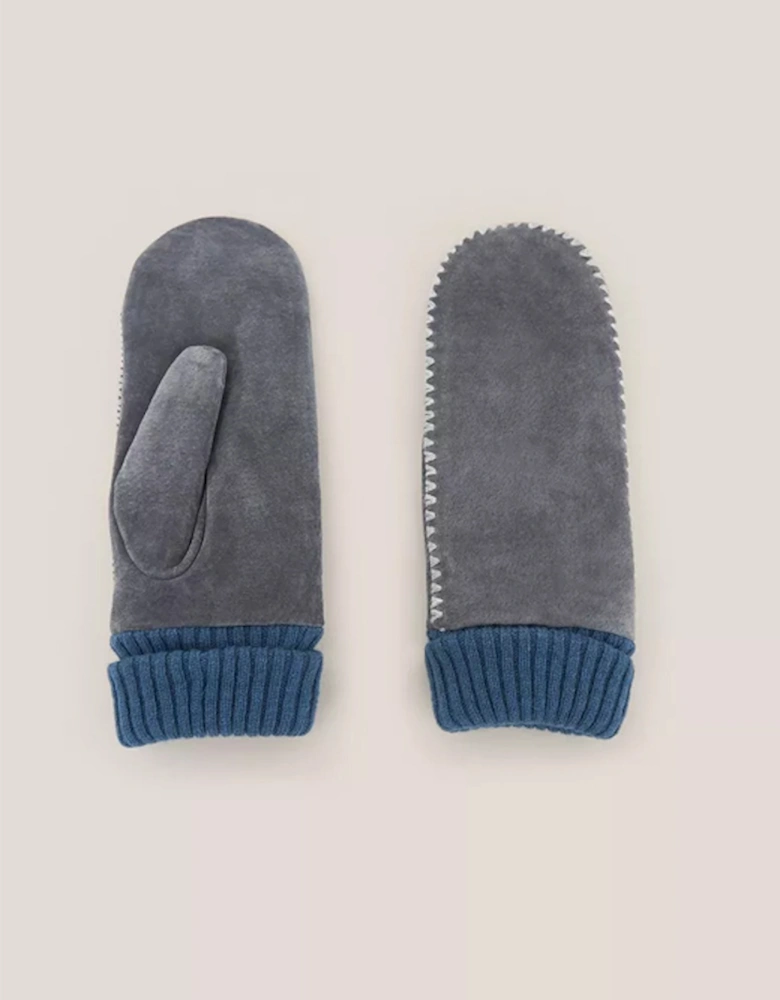 Women's Suede Mitten Mid Grey