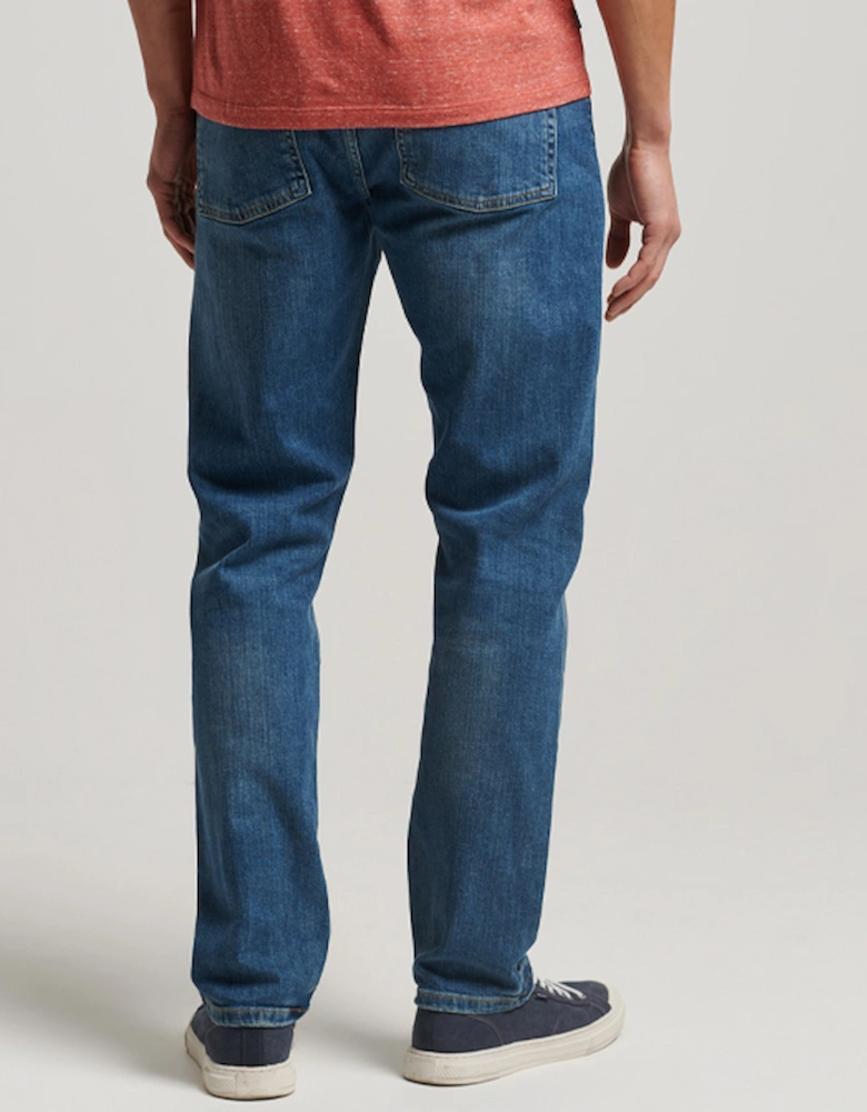 Men's Vintage Slim Straight Jeans Mercer Mid Blue