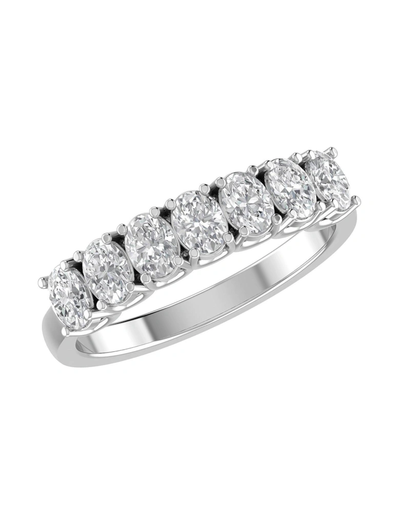 Thea 9ct White Gold Lab Grown Eternity 1.00ct G VS Diamond Ring