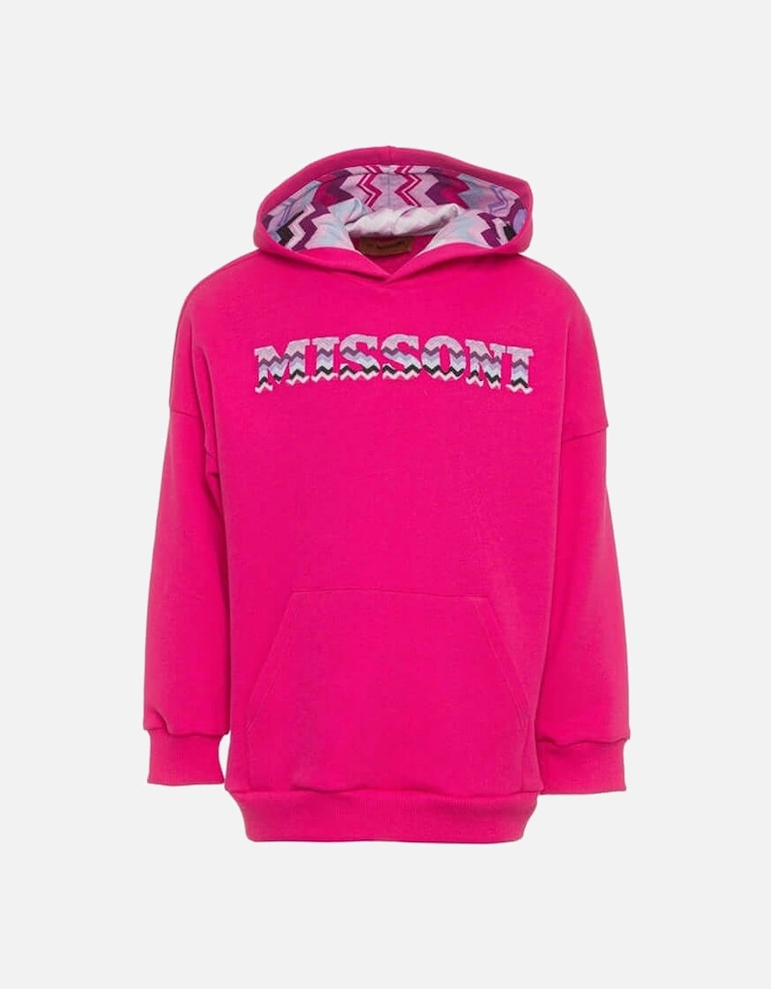 Girls Pink Pullover Hoodie, 4 of 3