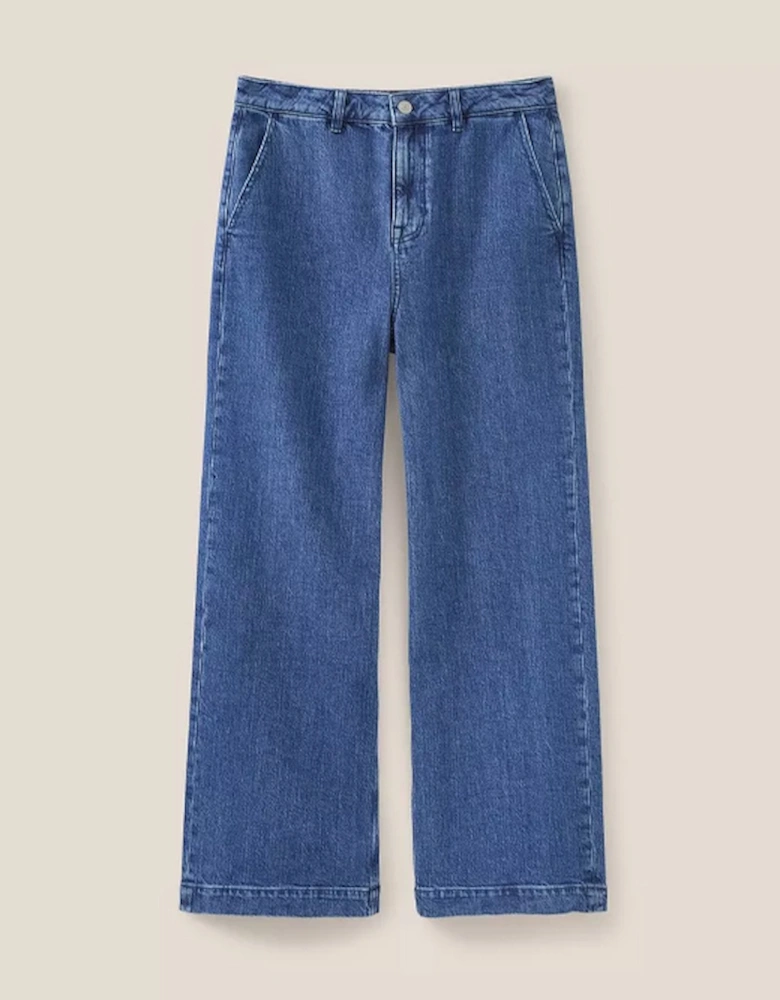 Women's Sadie Wide Leg Jean Dark Denim