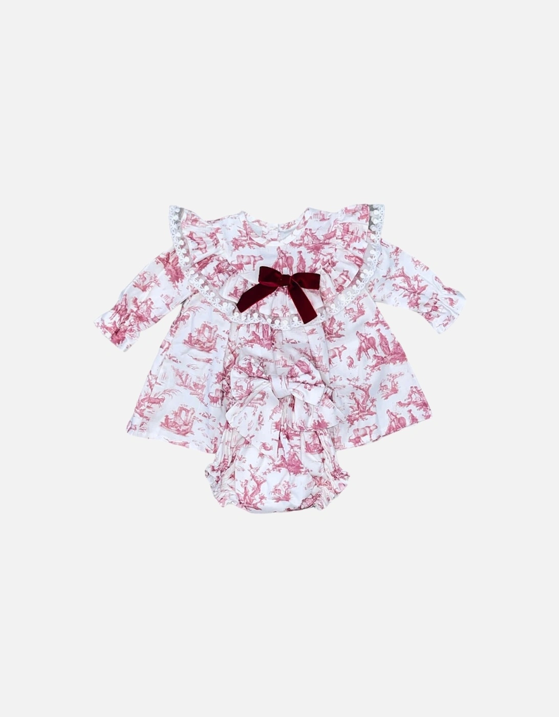 Girls Dusky Print Blouse & Bloomers, 3 of 2