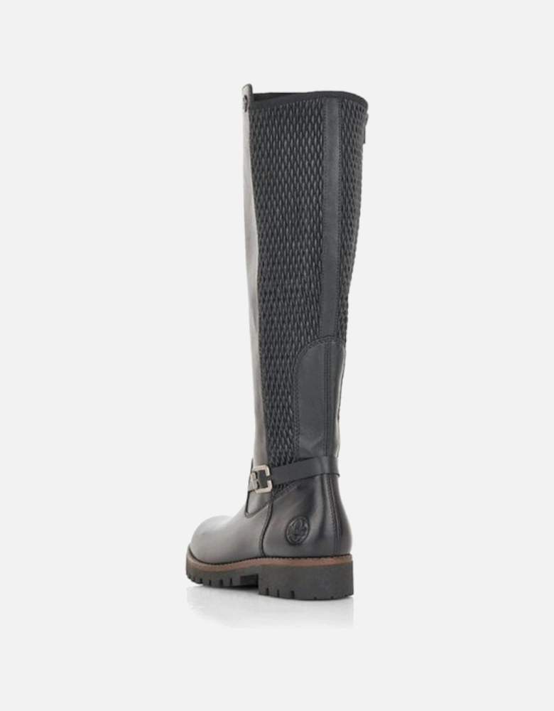 Women's 78592-00 Fur Lined Long Leg Boot Black