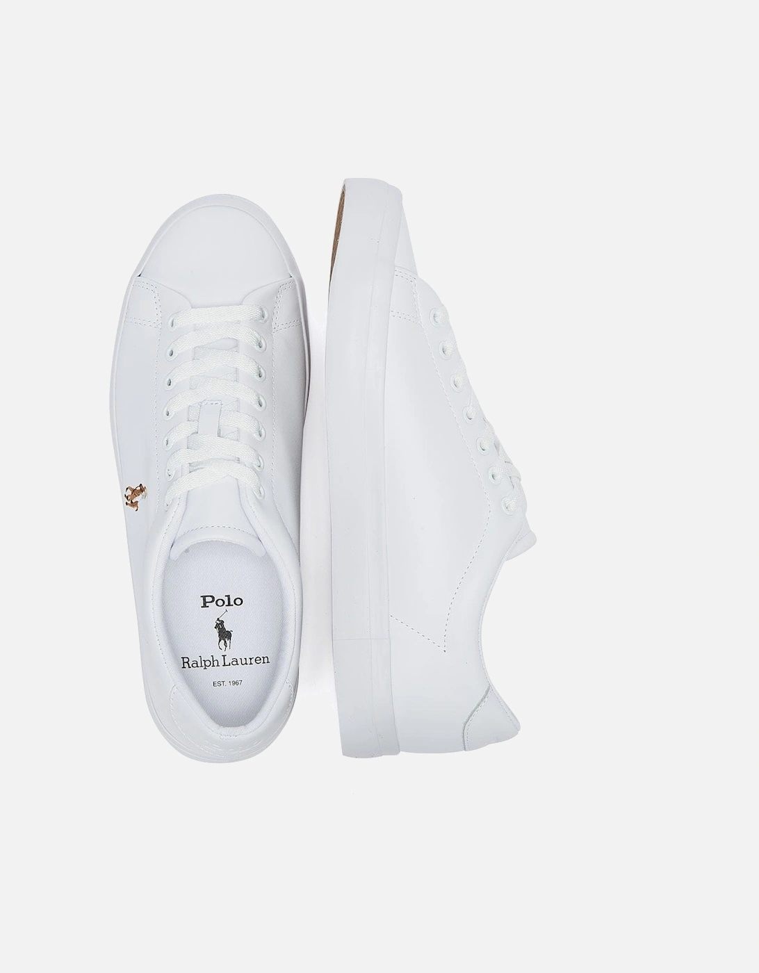 Longwood Leather White Trainers