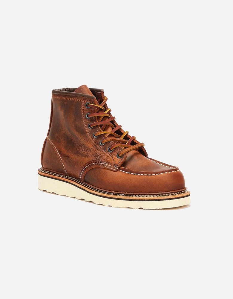 Shoes Classic Moc Toe R&T Mens Copper Brown Boots
