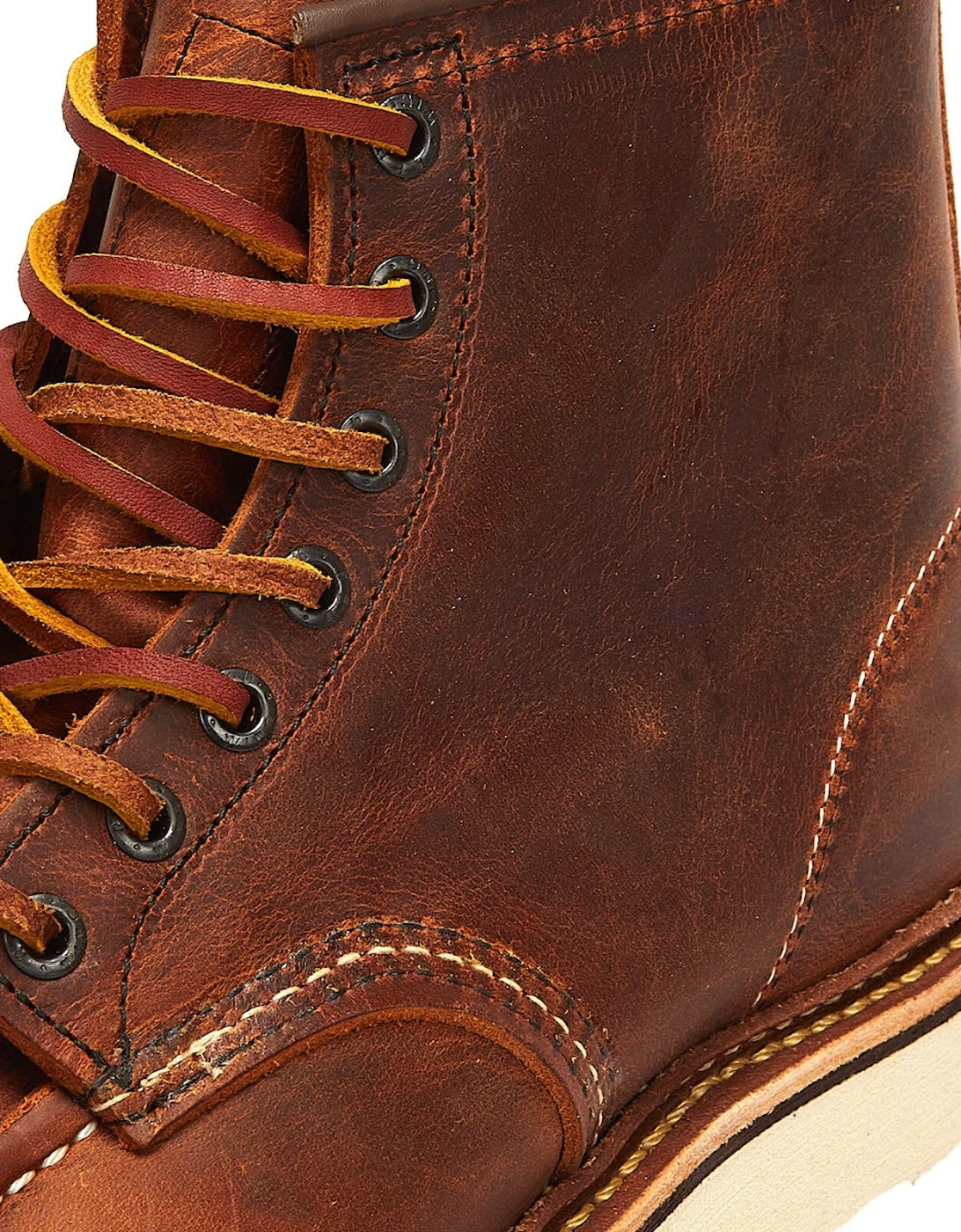 Shoes Classic Moc Toe R&T Mens Copper Brown Boots