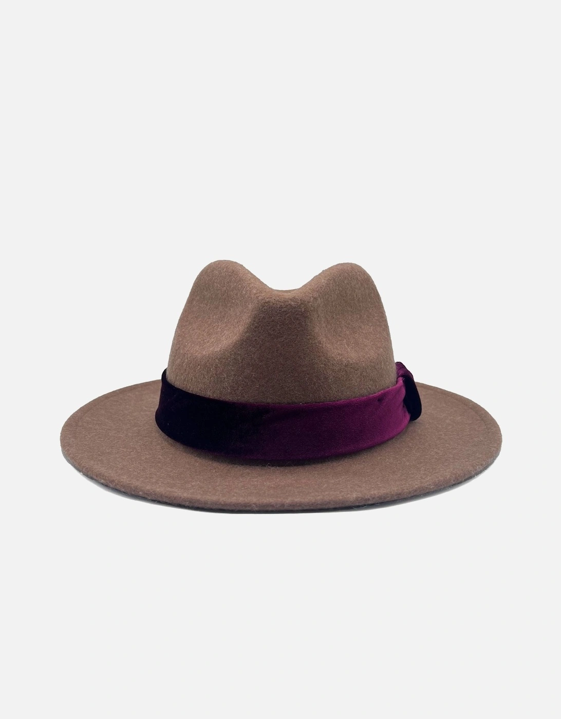 FRANKIE WOOL FEDORA-MINK