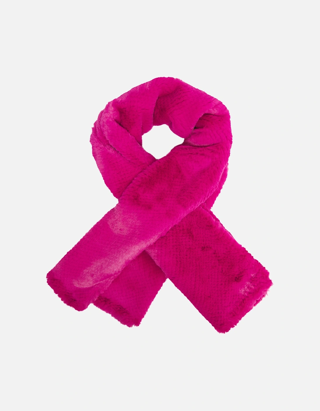 LEXINGTON SLOT THROUGH FAUX FUR SCARF-PINK