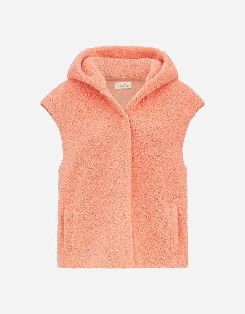ASPEN BORG GILET CORAL