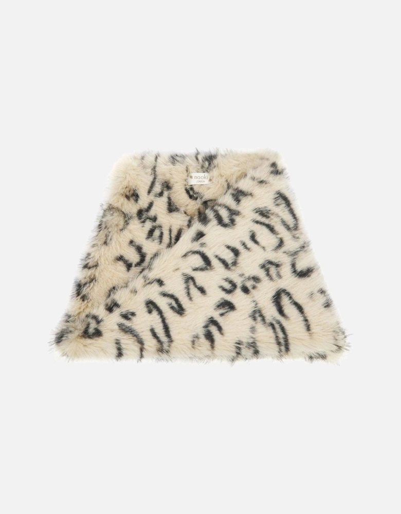 SNUGGY FAUX FUR SNOOD-LEOPARD