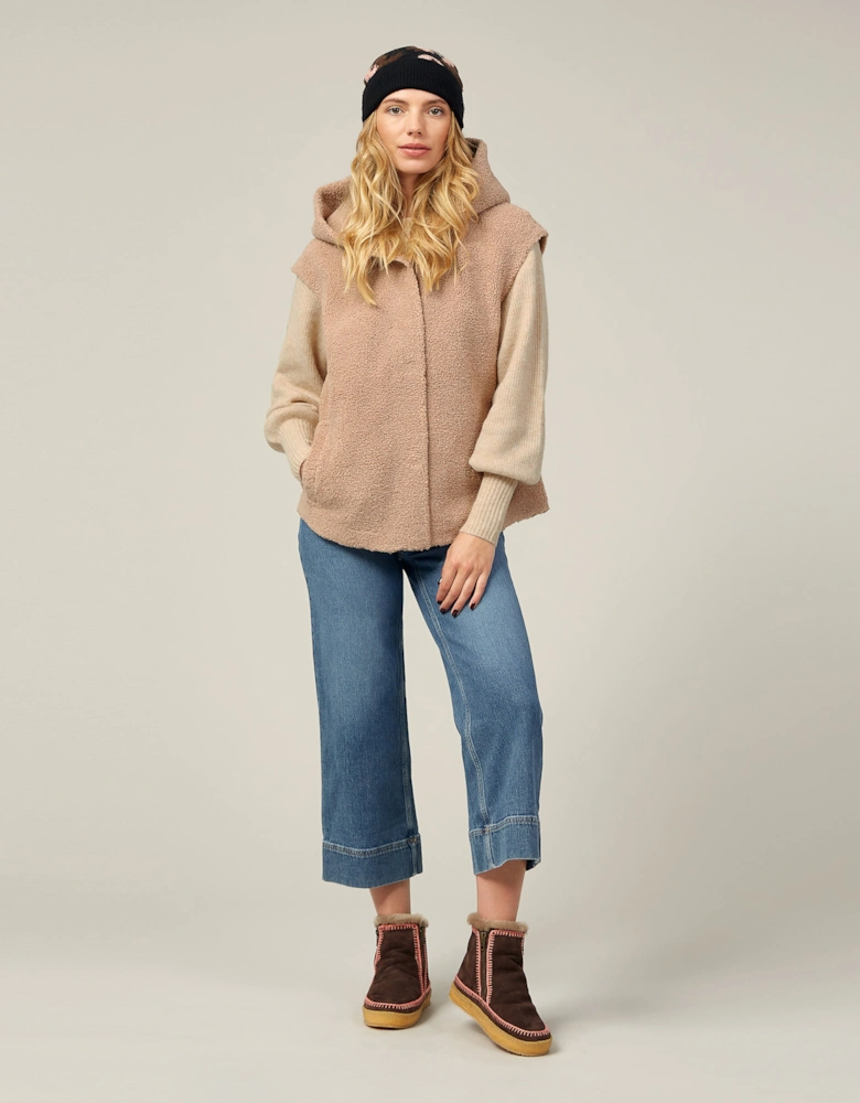 ASPEN BORG GILET MINK