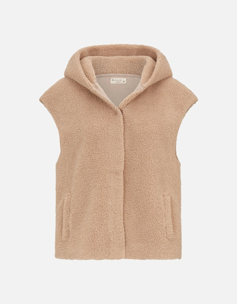 ASPEN BORG GILET MINK