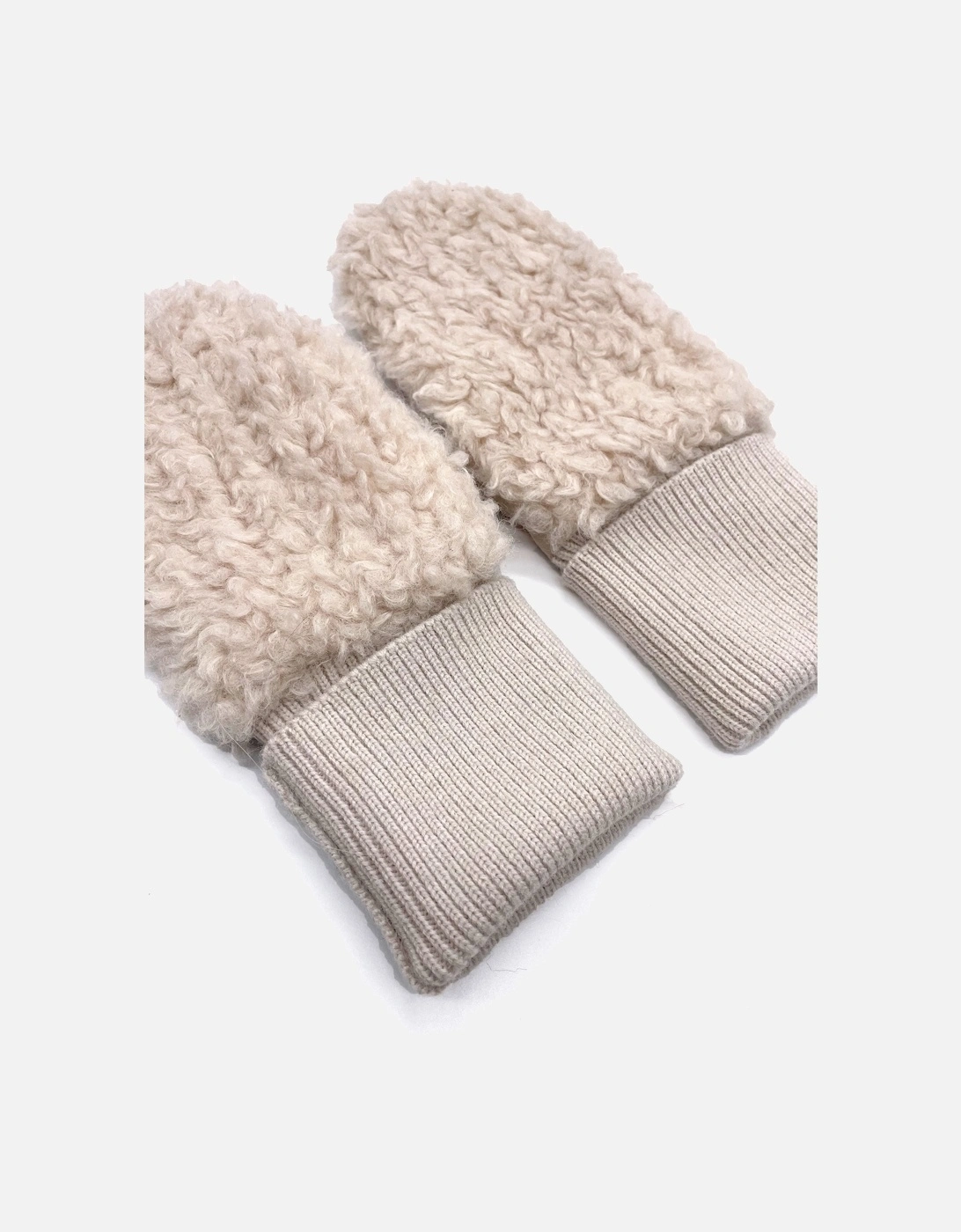 GIA FAUX FUR MITTEN-NATURAL