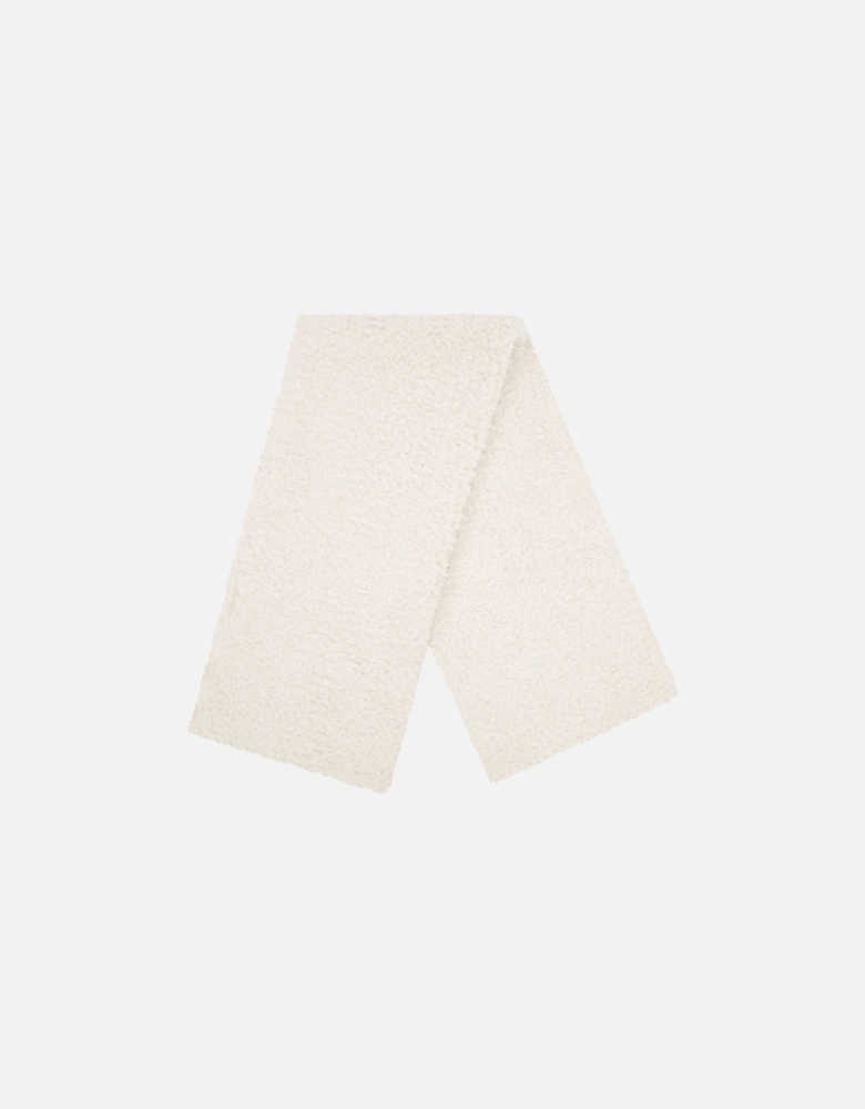 LEXINGTON SLOT THROUGH FAUX FUR SCARF-NATURAL