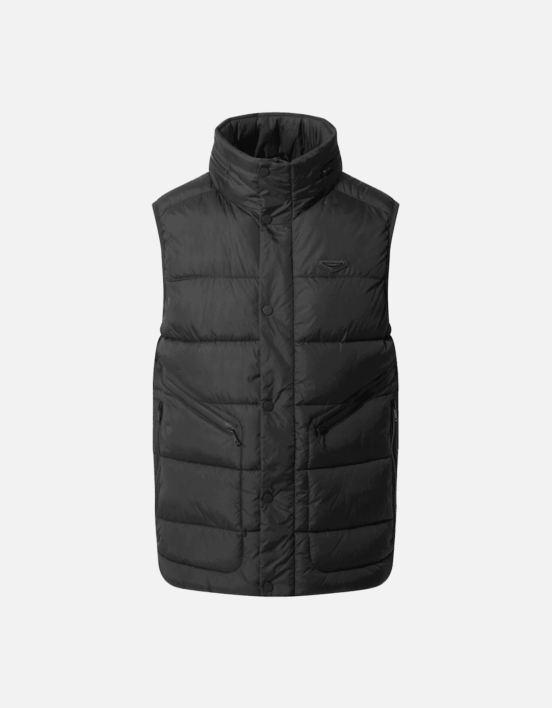 Walix Metal Logo Nylon Puffer Gilet, 4 of 3