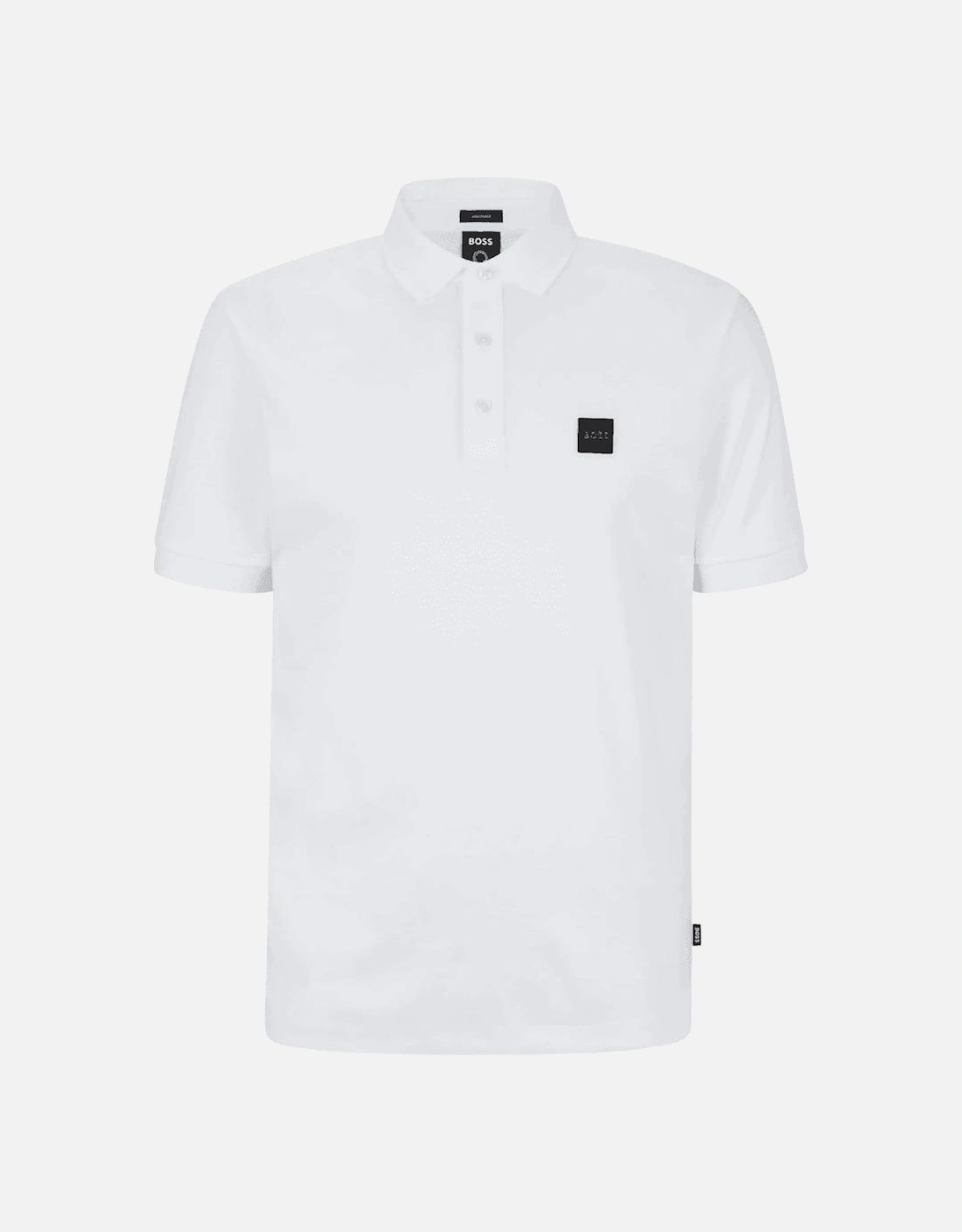Parlay 143 Cotton Patch Logo White Polo Shirt, 4 of 3