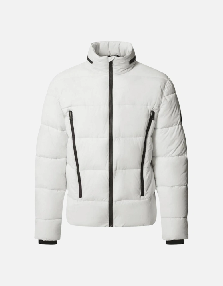 Faren Nylon White Puffer Jacket