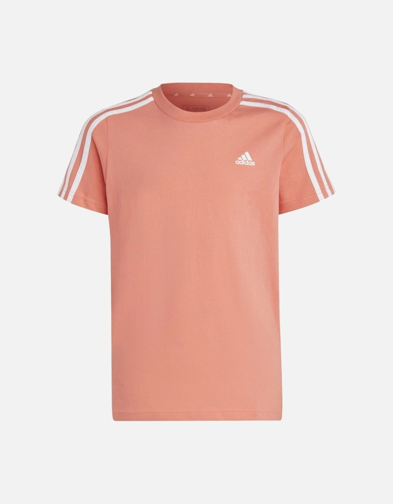 Junior Essentials 3-Stripes Cotton T-Shirt