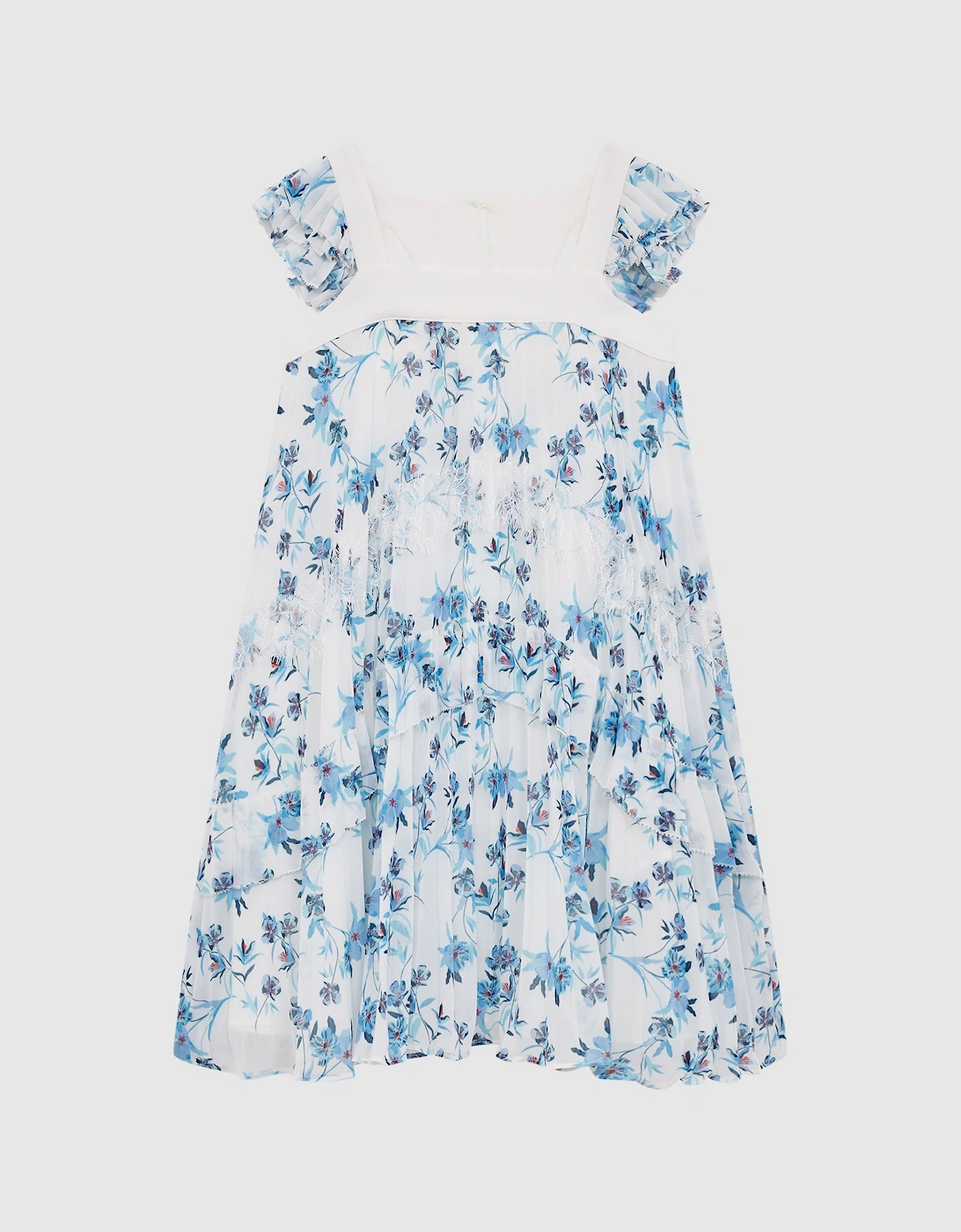 Floral Printed Pleated Dress, 2 of 1