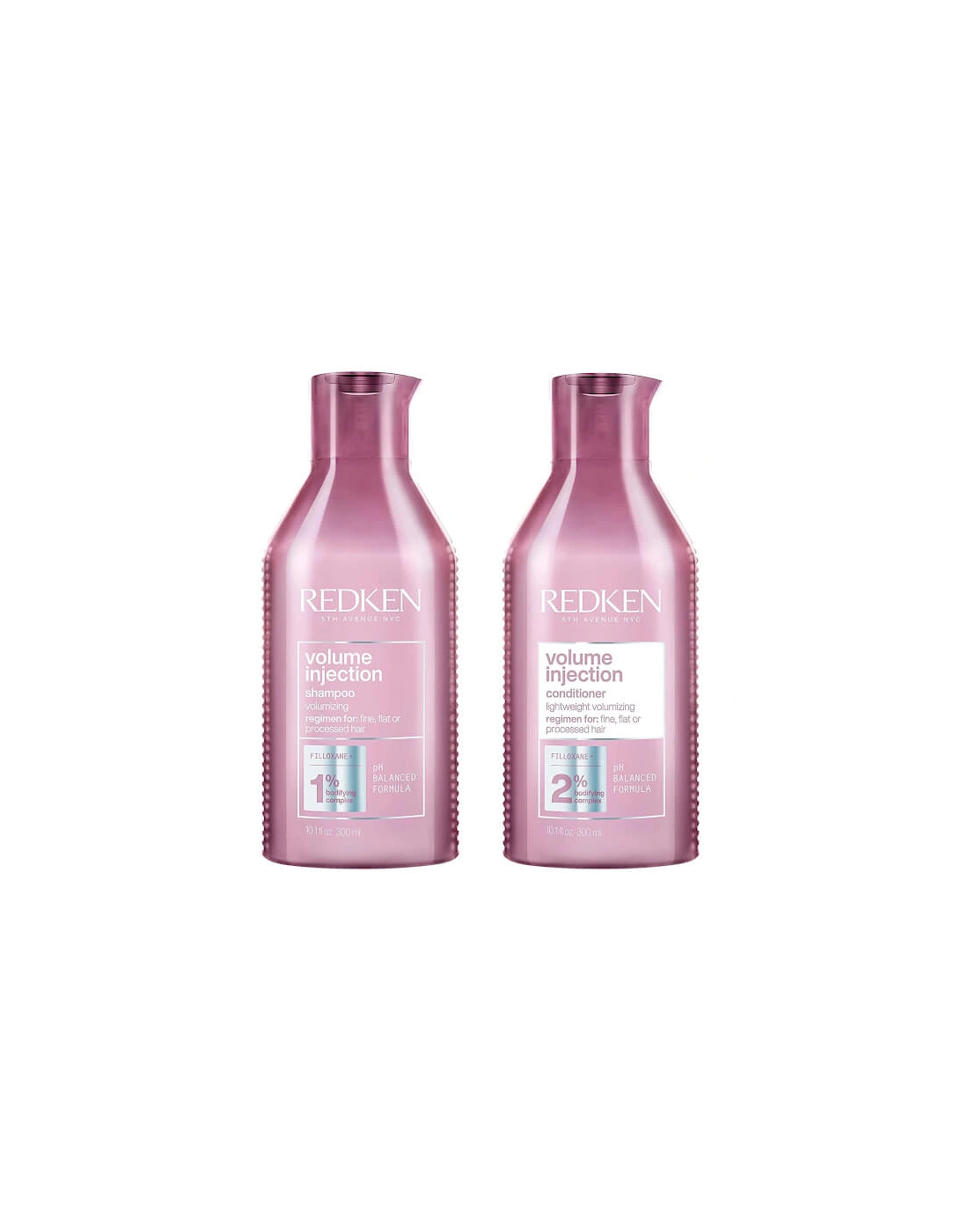 Volume Injection Shampoo 300ml and Conditioner 300ml Set for Fine, Flat Hair, Adds Lift and Volume, 2 of 1