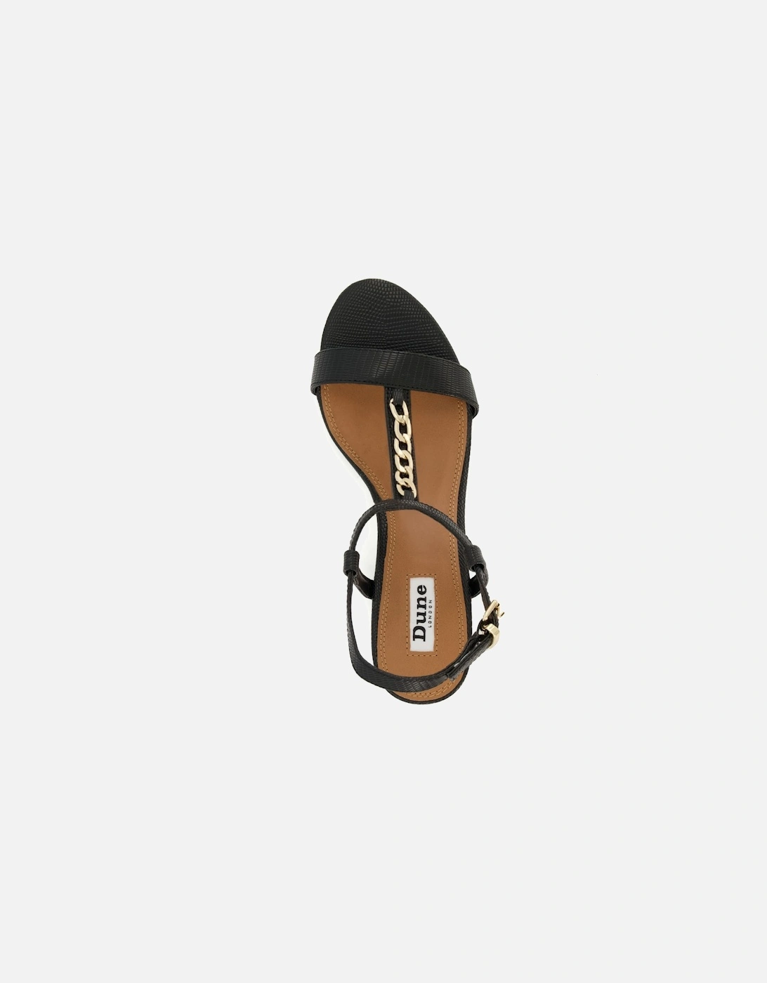 Ladies Jax - Chain-Detail Block-Heel Sandals