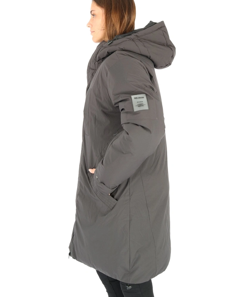 Tactical Oversized Hooded Black Parker