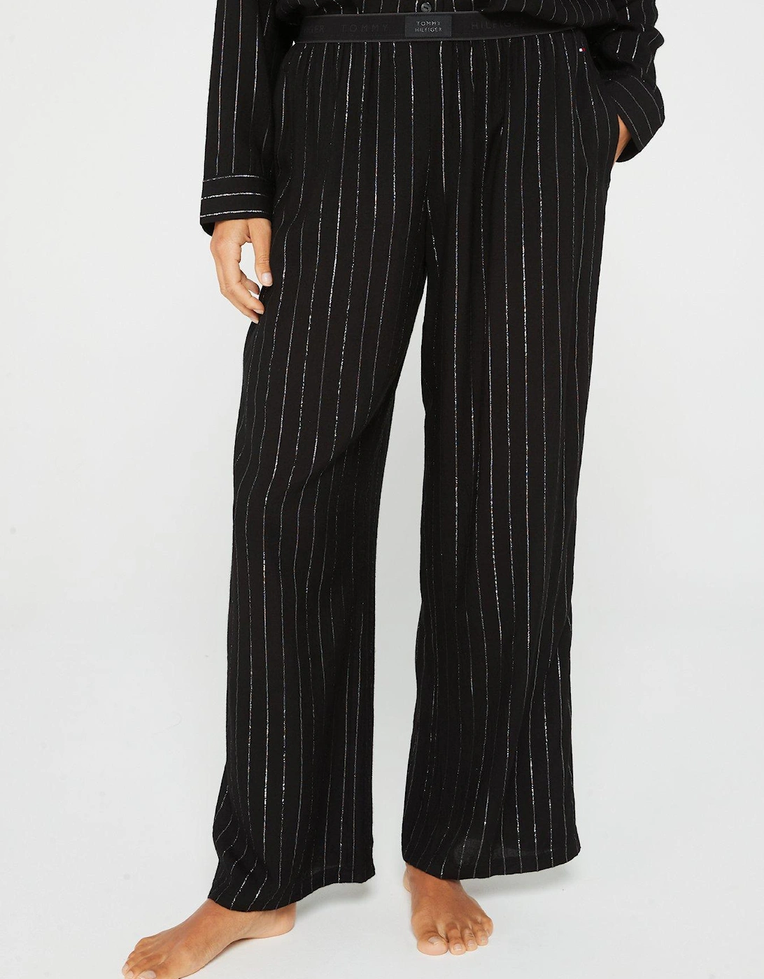 Striped Pyjama Pant - Black, 7 of 6