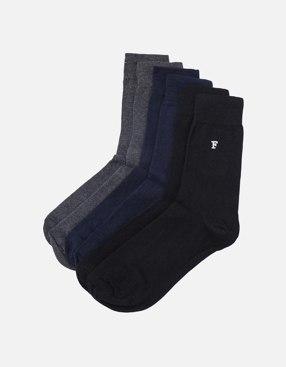 3 Pack Waterfall Men's Socks, 2 of 1