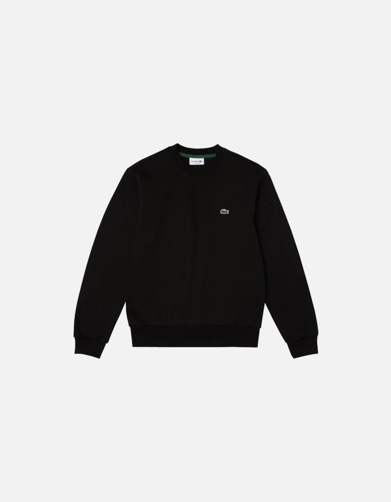 Men's Black Crew Neck Sweatshirt