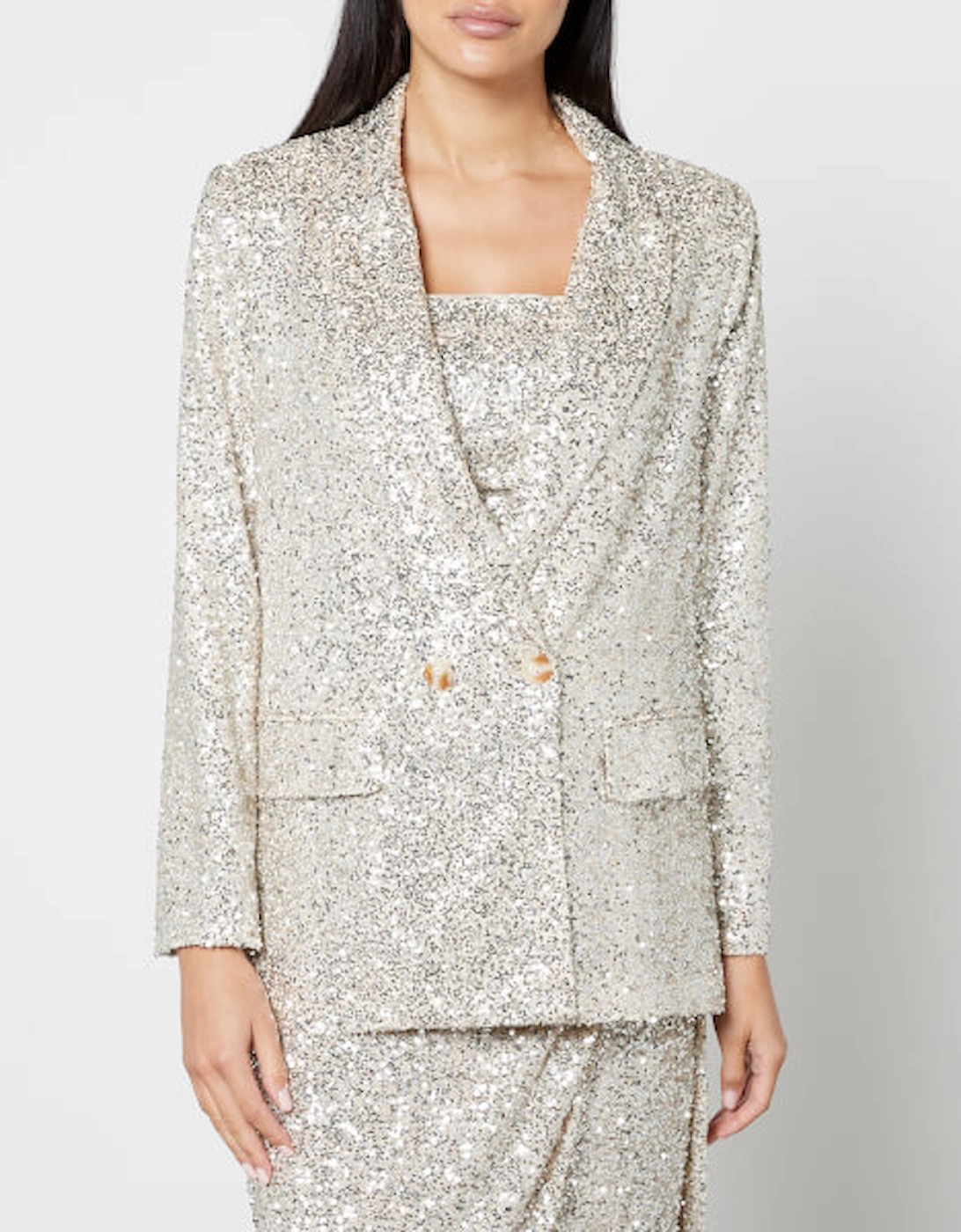 54 Sequined Woven Blazer, 2 of 1