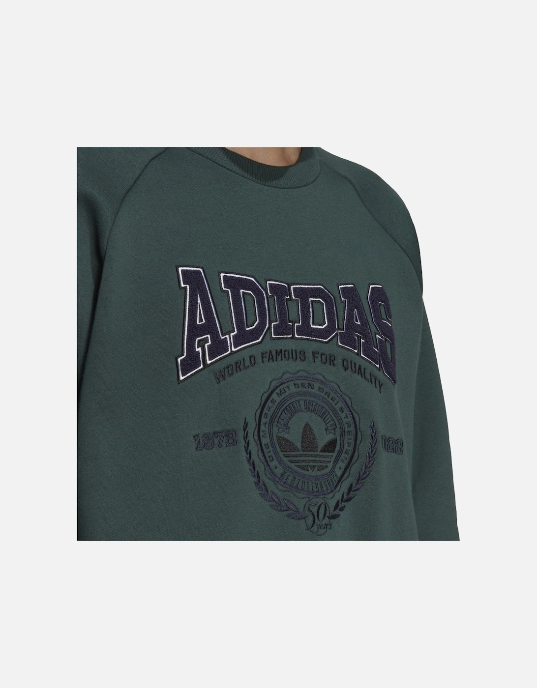 Mens Varsity Crew Neck Sweatshirt