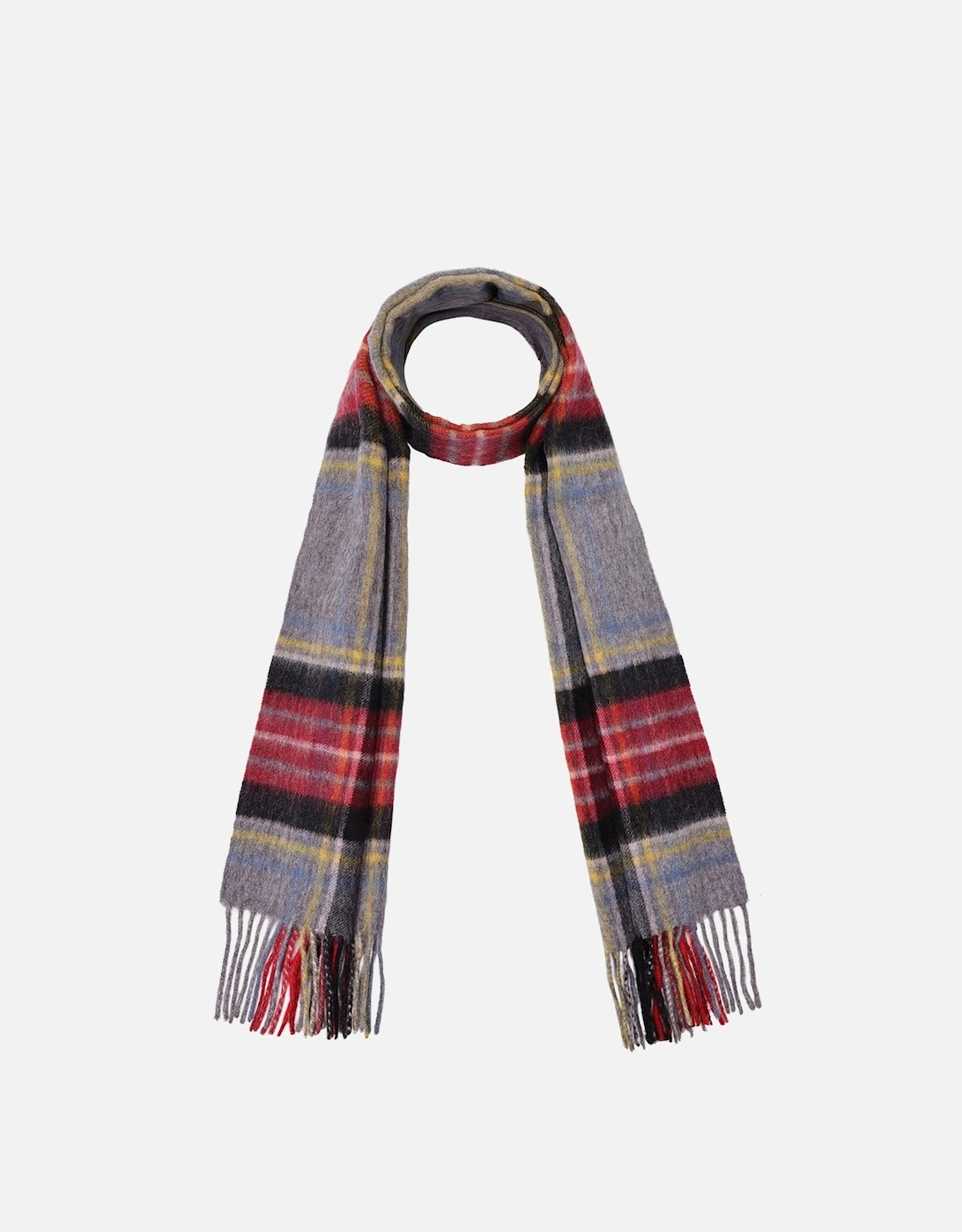 Pure Lambswool Checked Scarf