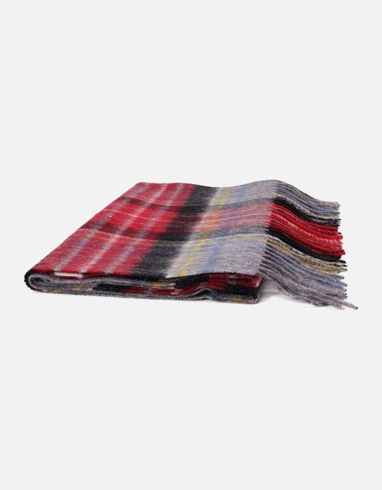 Pure Lambswool Checked Scarf