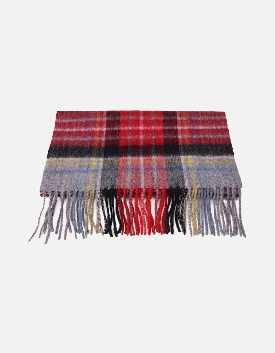 Pure Lambswool Checked Scarf