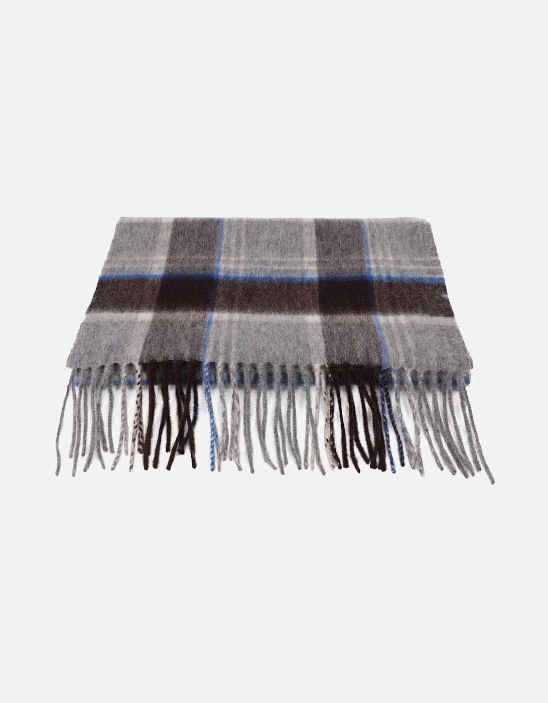 Pure Lambswool Checked Scarf